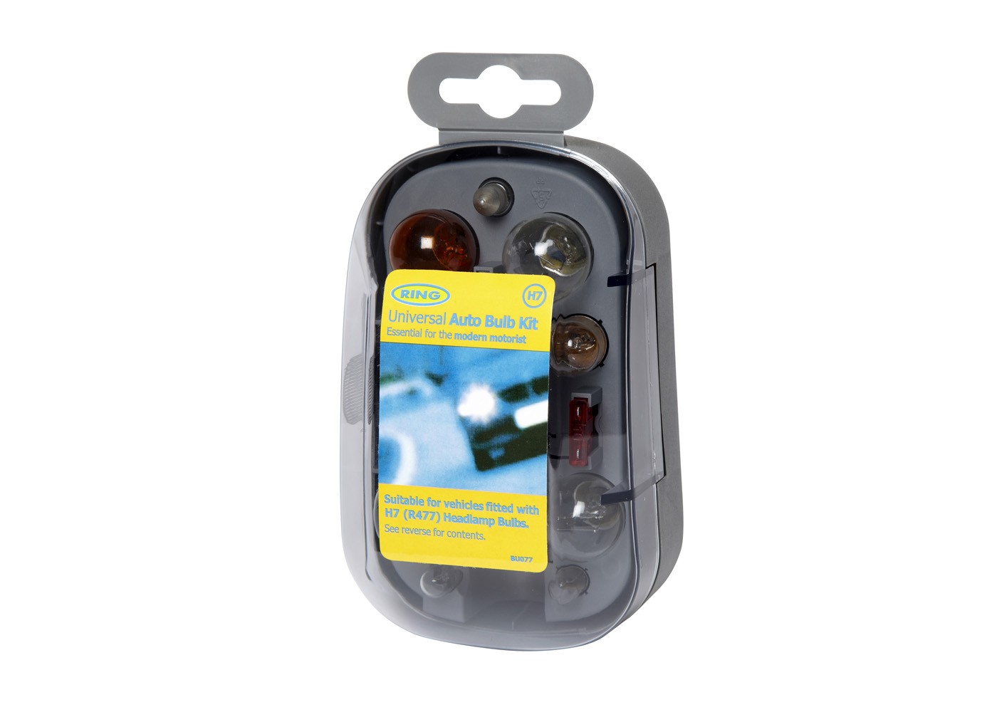 BU077 H7 bulb kit packaging